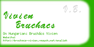 vivien bruchacs business card